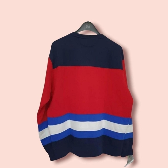 Polo Ralph Lauren Multicoloured printed flag sweater size large Bnwt - Picture 2 of 4